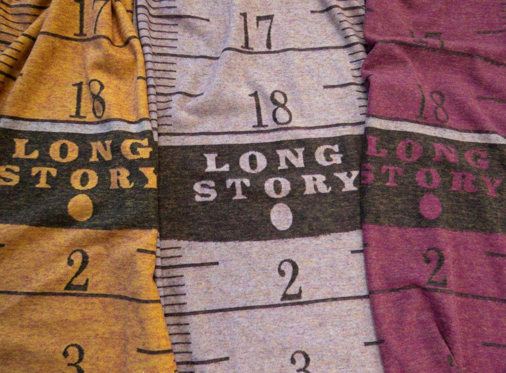 Jacquard-Strick Panel Maßband Long Story 2,45m